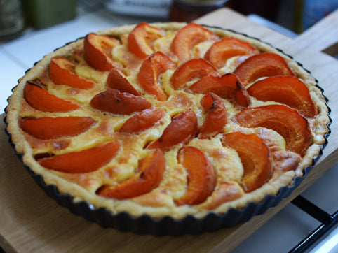 Swiss Apricot Custard Tart