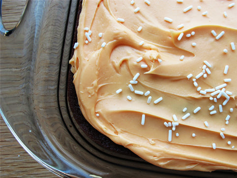 Lazy Cake aka Aunt Naomi's Chocolate Fudge Cake