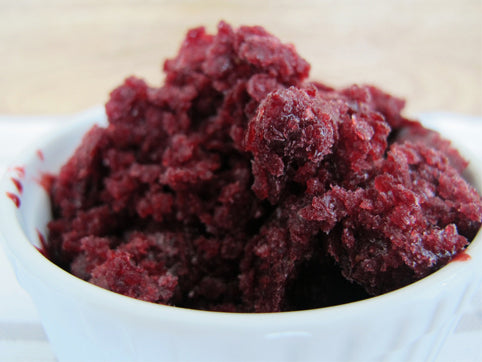 A Snow Cone for Adults: Blackberry Malbec Granita