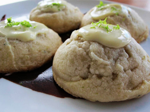 Summer Lovin': Lime Tarragon Cookies with White Chocolate