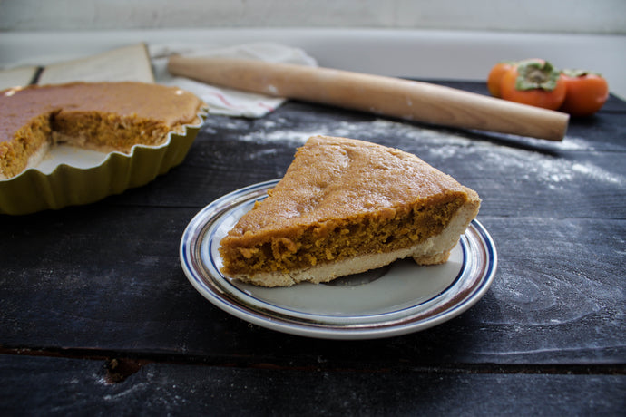 "And Let Us Never Forget Where Home Is", A Persimmon Pumpkin Pie Recipe