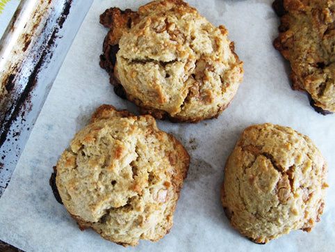 On Mom and Butterscotch and "Blond" Scones